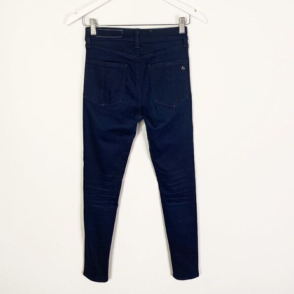 Rag & Bone High Rise Ankle Skinny Jeans in Twilight - Picture 3 of 7